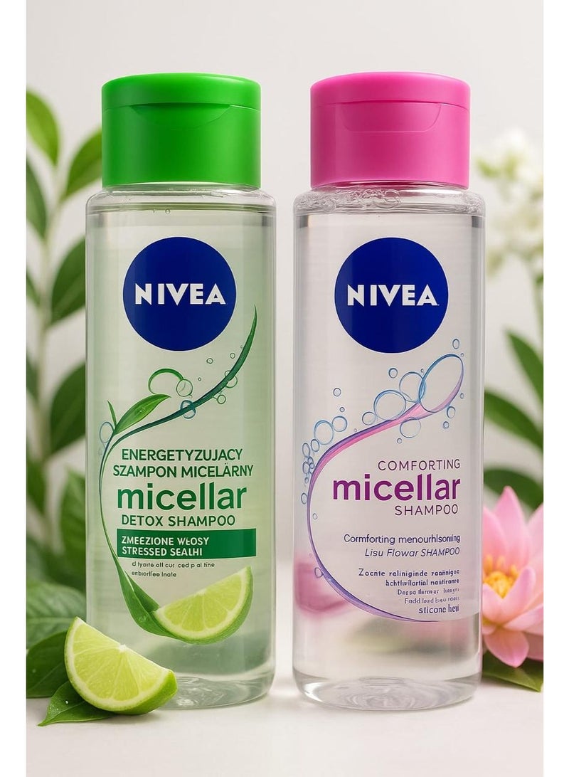 Nivea Comforting Micellar Shampoo 400ml - Image 2